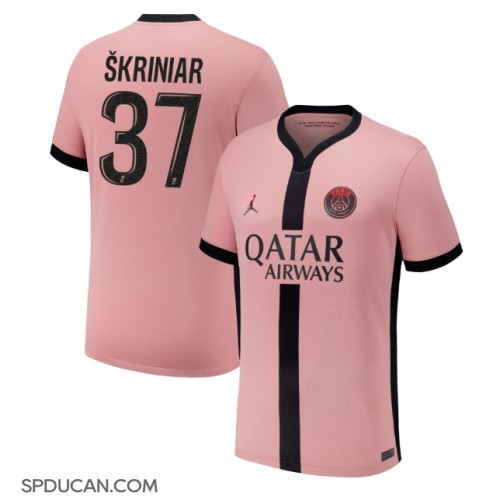 Muški Nogometni Dres Paris Saint-Germain Milan Skriniar #37 Rezervni 2024-25 Kratak Rukav